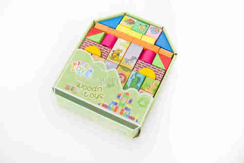 Kids Love Play Team Wood Toys Educational Wood Blocks