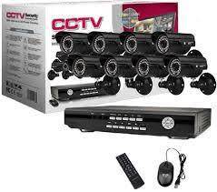8 channel cctv full Camera kit Security Recording System with internet & 3G Phone Viewing (White)