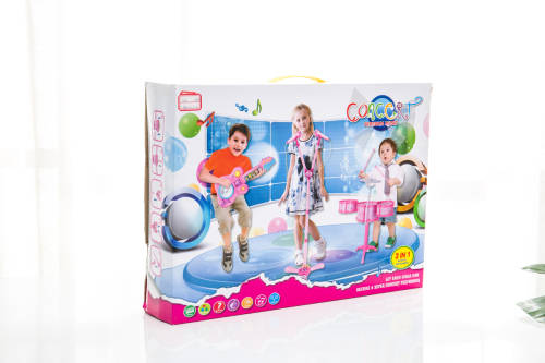 Concert Perform Music 3in1 Musical Instrument (drums-Guitar -Microphone)