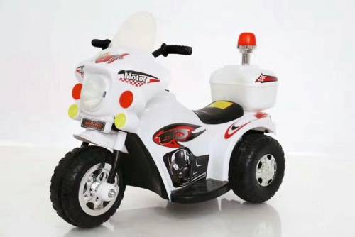 Rechargeable electric three-wheeled motorcycle children ride-ontoys (Red,Yellow White)