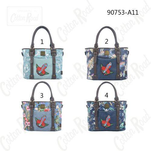 Cotton Road Embroidered Handbag