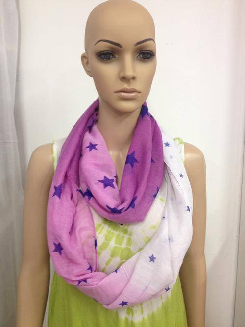 K & Q scarf -round scarf