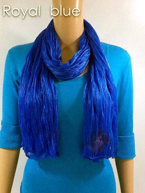 Royal Blue Summer Scarve