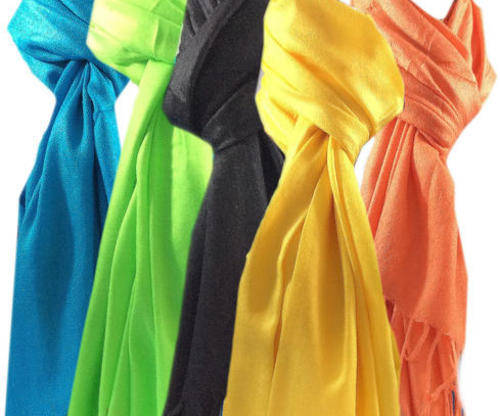 5 Beautiful Pashmina Scarves | 70% Pashmina 30% Silk