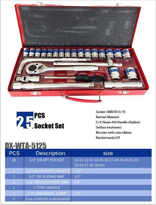 25PCS DUAL-PURPOSE SCREWDRIVER SET With L TYPE WRENCH