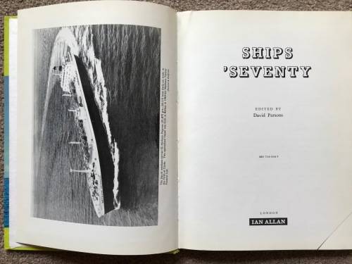 4 Ian Allan books: Ships Sixty Eight, Sixty Nine, Seventy and Seventy One