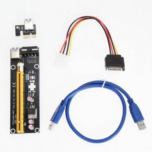 GPU Mining 1x - 16x PCIx Risers (USB and SATA Powered)