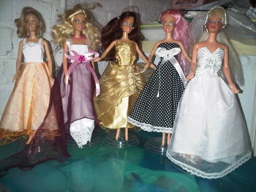 Handmade Barbie doll dresses