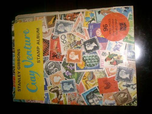 Stanley Gibbons - Gay Venture - Stamp Album - 100's of stamps - Take a look!