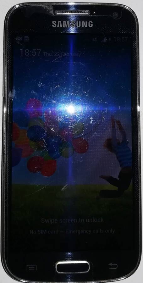 Used Samsung S4 Mini locked to Vodacom network only - Good condition + a plastic cover - no charger