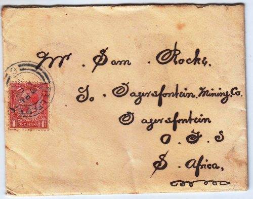 1915 cover from Belfast to O.F.S - Great Value!