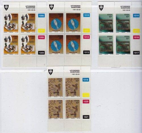 Venda - 1991 - inventions - MNH