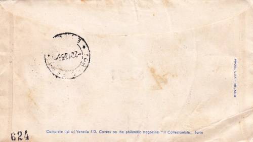 San Marino - Cover to Cape Town - 1955 - FDC - 7th Winter Olympics