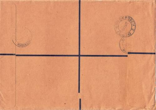Rhodesia - 1977 - Registered cover to Cape town