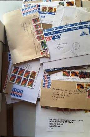 Box full of RSA covers - Fastmail and other covers - 80`s and 90`s