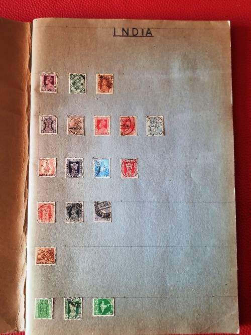 Old Scrap book - All stamps were included in the photos