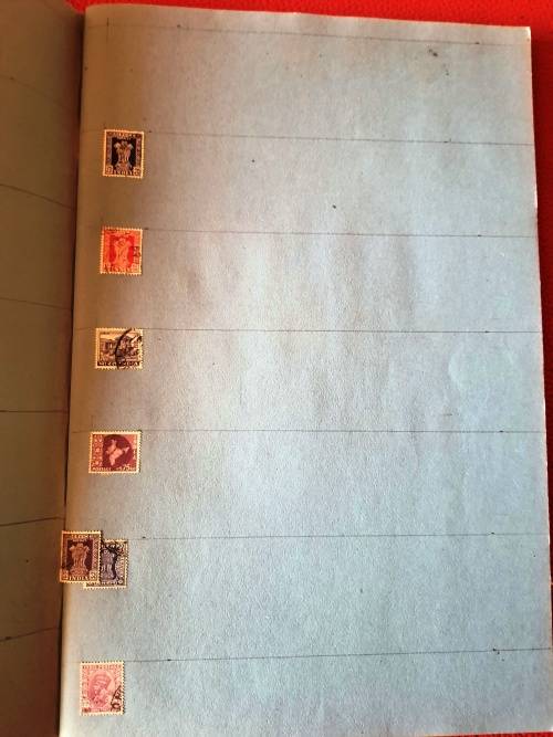 Old Scrap book - All stamps were included in the photos