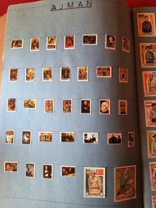 Old Scrap book - All stamps were included in the photos
