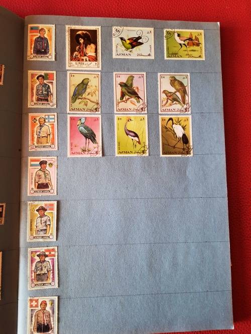 Old Scrap book - All stamps were included in the photos