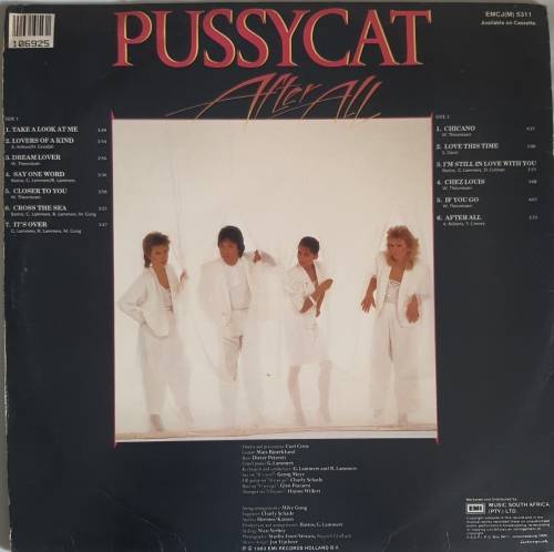 LP,Pussycat,After All,Record & Cover:VG,Label:EMI.EMCJ(M) 5311,Press:SA