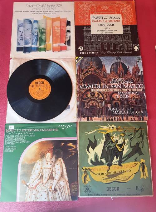 LP,Opera vinyl records,ungraded, sold as a lot,14 records