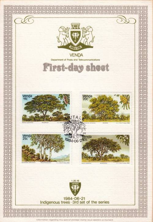 Venda - 1984 - FDS - Indigenous trees - Toning