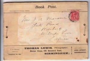South Africa,COGH,1900,England to Cape Town (book Post),KEVII