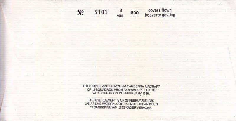South Africa,Aviation,1985,Error covers flown 800 should be 8000