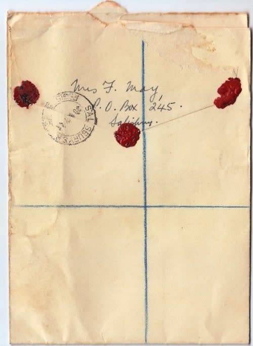 Southern Rhodesia,1941,Cover to Natal,With wax seals on the back