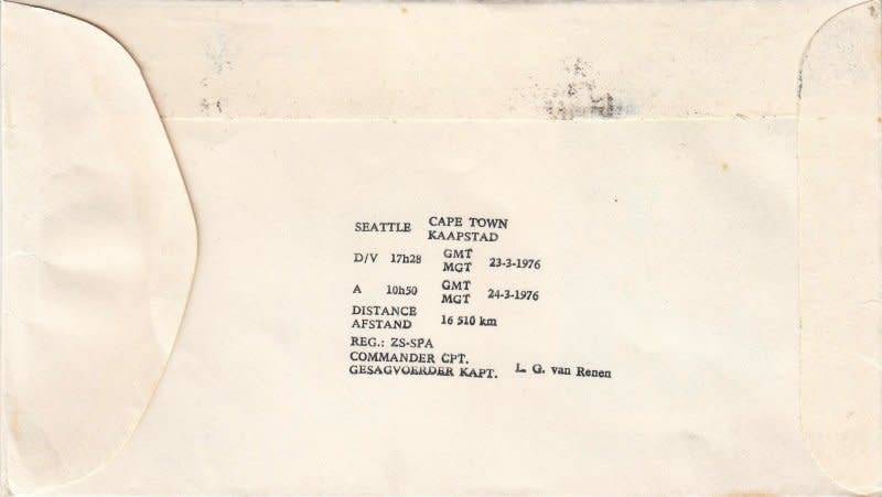 USA ,Scott #C90 , 1976 ,Cover,Canceled `Airport Mail Deliver`,Toning