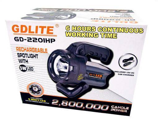 Rechargeable Search Light**New Arrival** 2 800 000 CANDLE POWER