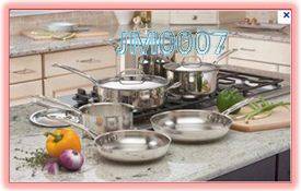 16 PIECE STAINLESS STEEL COOKWARE SET**Heavy Bottom**SUPERIOR QUALITY GUARANTEE