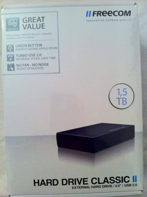 Freecom External 3.5" CLASSIC II 1.5TB USB Hard Drive. LAST ONE AT THIS PRICE!!!