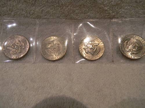 4 USA Half Dollars
