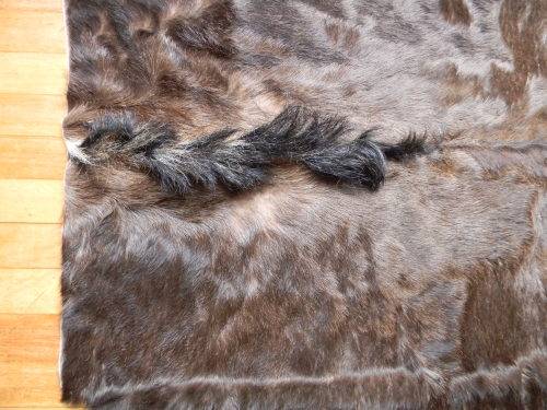 Beautiful Black Wildebeest Hide