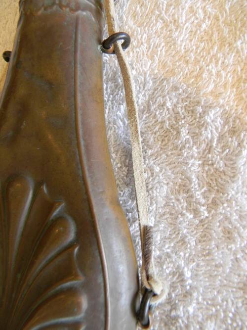 Antique Black Powder Gunpwoder Flask