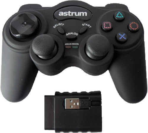 astrum vibe freedom wireless game pad 3in1 pc/ps2/ps3