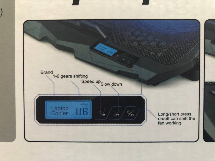 LAPTOP COOLER 15-17INCH TRIPOD USB STAND**4X LED, 4X FANS, BRAND NEW!!!