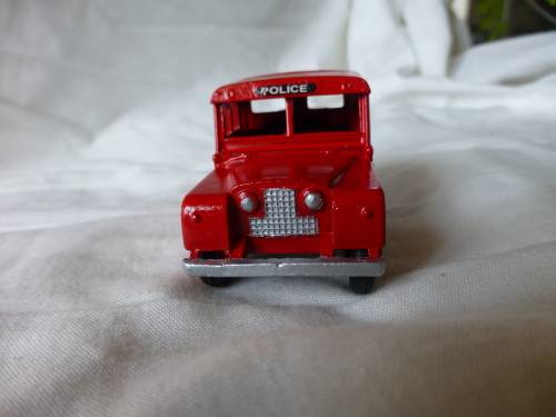 Dinky Toys #255 Mersey Tunnel Police 1961 Land Rover Meccano England.