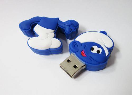 USB FLASH DRIVE - 8GB - SMURF