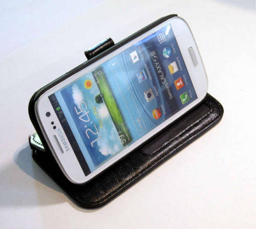 Samsung SIII Wallet Style Case with ***Free Screen Protector***