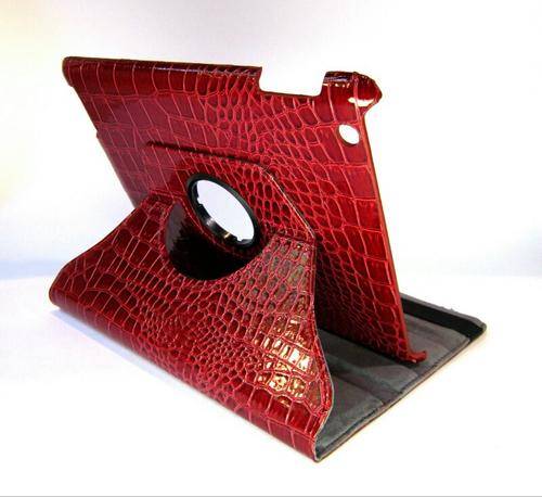 iPad 2/3 Rotating Cover - Croc Texture