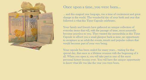 Baby's Time Capsule | Free Shipping | Best Baby Shower Gift