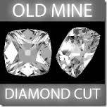 OLD MINE CUT DIAMOND 0.62ct COLOUR F-G VS2