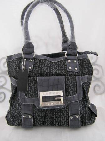 GUESS HANDBAG (COLOUR BLACK/GREY)