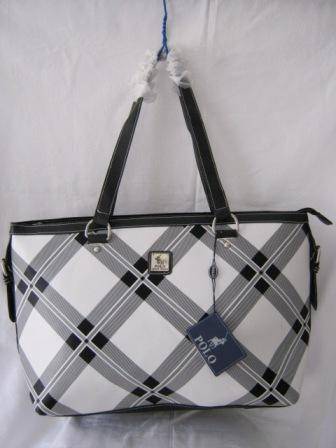 POLO HANDBAG (BLACK AND WHITE)