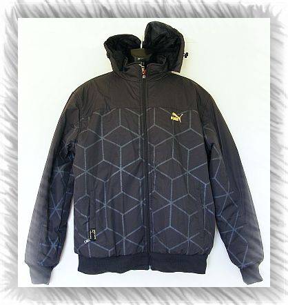 BLACK PUMA JACKET- SIZE: XXX-LARGE - slim fit