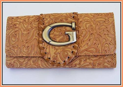 TAN GUESS PURSE