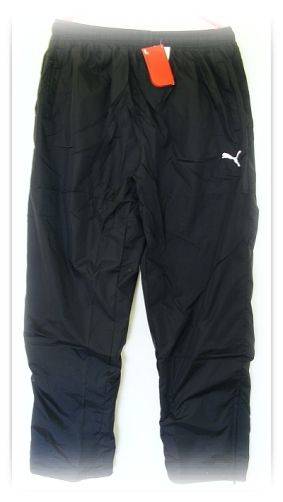 BLACK PUMA TRACKSUIT PANTS - Size: XL Slim Fit