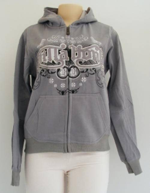GREY BILLABONG HOODIE - SIZE: X-LARGE